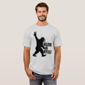 自分おもしろいの中でビグフ信じトI Tシャツ (正面フル)