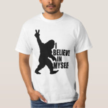 自分おもしろいのTシ信じャツでビグフットI