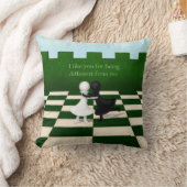 「自分から来たのが好き違う」友達 クッション (ブランケット)