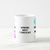 自分かわいらしの立場に感動的なる コーヒーマグカップ (中央)