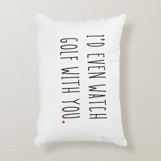 自分がどれだけ愛しているかを証明する枕 アクセントクッション (正面(垂直))