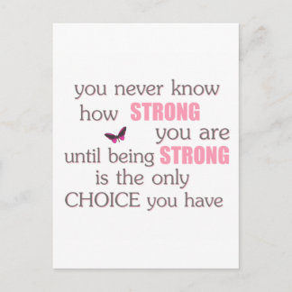 自分がどれほど強いか分からない ポストカード