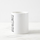 自分がカッコイイと思うならおじに会ってみて おもしろTシャツ コーヒーマグカップ (中央)