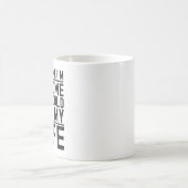 自分がカッコイイと思うなら妻に会ってみて Funny コーヒーマグカップ (中央)