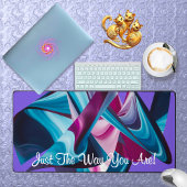 自分がモチベーションを持っているインスパイア抽象芸術 デスクマット