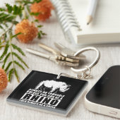 自分がラインになれないかぎり自分でいなさい キーホルダー (正面右)