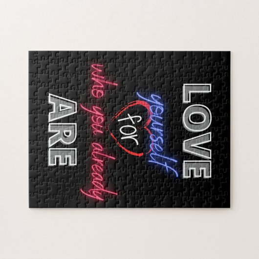 自分が今の自分を愛しなさい ジグソーパズル (横)