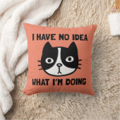 自分が何をしているのかアイディアがない クッション (ブランケット)