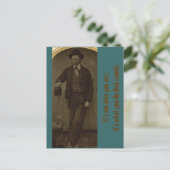 自分が何者であるかは違う。自分の行動が重要だ ポストカード (スタンド正面)