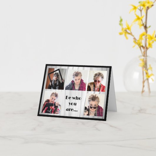 自分が何者であるか自分のカードを何と感じ言える カード (黄色い花)