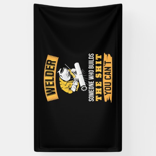 自分が作れない人を歓迎する 横断幕 (縦)