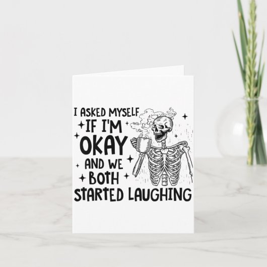 自分が大丈夫か尋ねてみたが、２人とも笑い出した カード (正面)