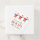 自分が楽しい小さなクリスマスラベルを持つ フェイバータグ (インサイチュ)