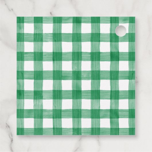 自分が楽しい小さなクリスマスラベルを持つ フェイバータグ (裏面)