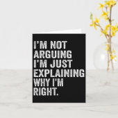 自分が正しい理由を説明しているだけではない カード (黄色い花)