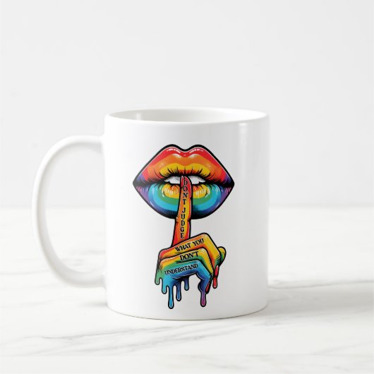 自分が理解できていないことを判断してはいけない コーヒーマグカップ (左)