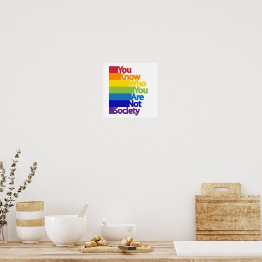 自分が社会ではない人を知っている ポスター (キッチン)