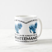 自分が経営者になれないかぎり自分でいなさい コーヒーマグカップ (正面右)