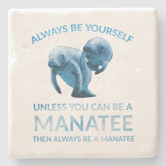 自分が経営者になれないかぎり自分でいなさい ストーンコースター (正面)