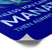 自分が経営者になれないかぎり自分でいなさい ポスター (角)