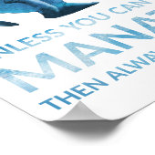 自分が経営者になれないかぎり自分でいなさい ポスター (角)