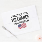 自分が説く寛容さを実践する スクエアシール (封筒)