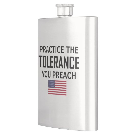 自分が説く寛容さを実践する フラスク (左)