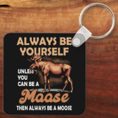 自分が道に迷わない限り、いつも自分らしく過ごす キーホルダー (裏面)