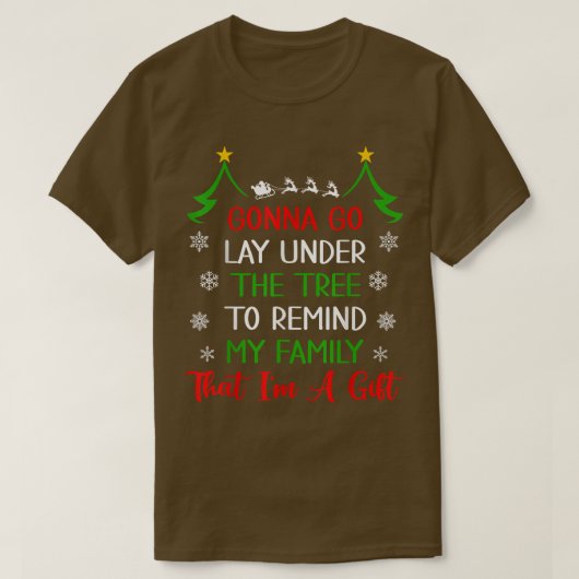 自分がAであることを思い出させるために木の下に横たわる Tシャツ (デザイン正面)