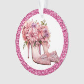 自分きらきら光るのハイヒール オーナメント (正面)