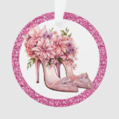 自分きらきら光るのハイヒール オーナメント (正面)