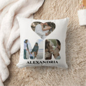 自分たちのMr. and Mrs. フォトを作成 - マッチングカップル クッション (ブランケット)