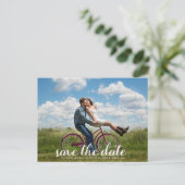 自分たちのSave the Dateの写真を作成 案内ポストカード (スタンド正面)