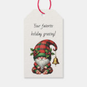 自分だけのあたたかなクリスマスのプレイドの小人を作ろう ギフトタグ (裏面)