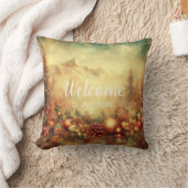 自分だけのあたたかなクリスマスの山のリースを作ろう クッション (ブランケット)