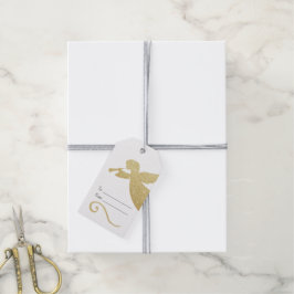 自分だけのきらきら輝く金の天使を作ろう ギフトタグ