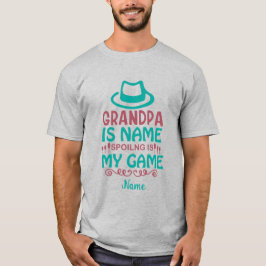 自分だけのじいちゃんイジメが俺のゲームを作る Tシャツ