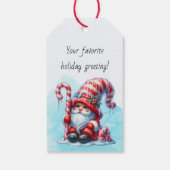 自分だけのちっぽりとしたペッパーミントのクリスマス・ノームを作ろう ギフトタグ (裏面)