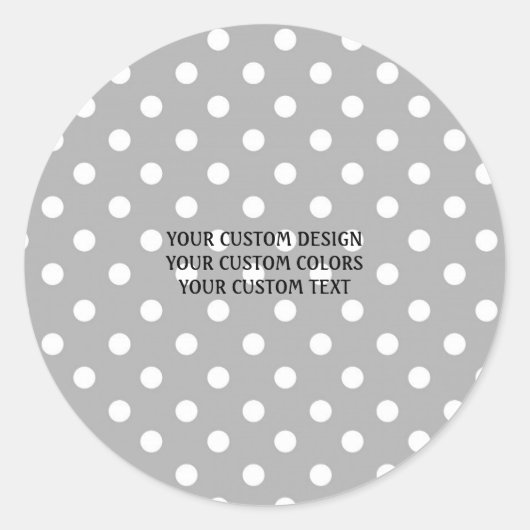 自分だけのオリジナルを作成しよう ラウンドシール (正面)