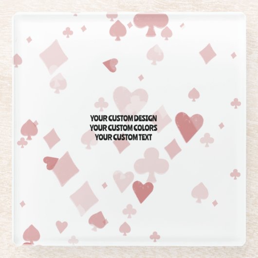 自分だけのオリジナルを作成 ガラスコースター (正面)