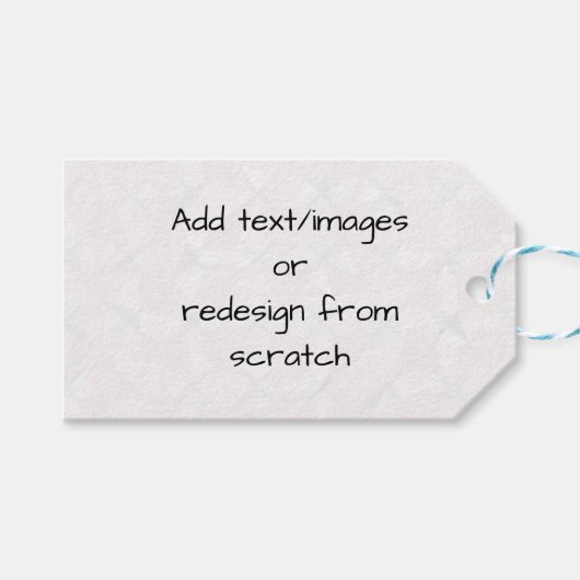 自分だけのオリジナルを作成 ギフトタグ (正面(横))