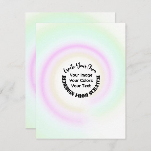 自分だけのオリジナルを作成 シーズンカード (正面/裏面)