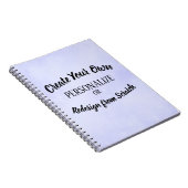 自分だけのオリジナルを作成 ノートブック (右側)