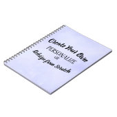 自分だけのオリジナルを作成 ノートブック (左側)