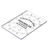 自分だけのオリジナルを作成 ノートブック (左側)