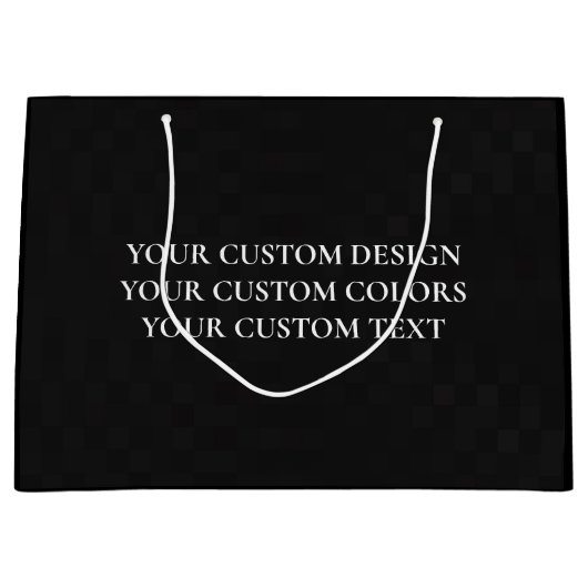 自分だけのオリジナルを作成 ラージペーパーバッグ (正面)