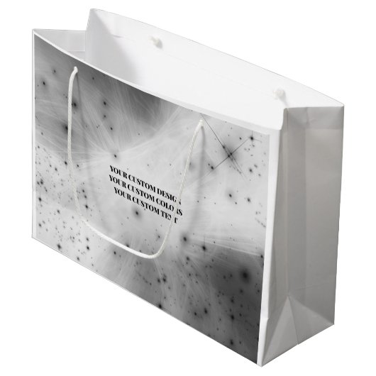自分だけのオリジナルを作成 ラージペーパーバッグ (正面アングル)