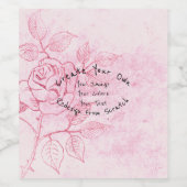 自分だけのオリジナルを作成 ワインラベル (シングルラベル)