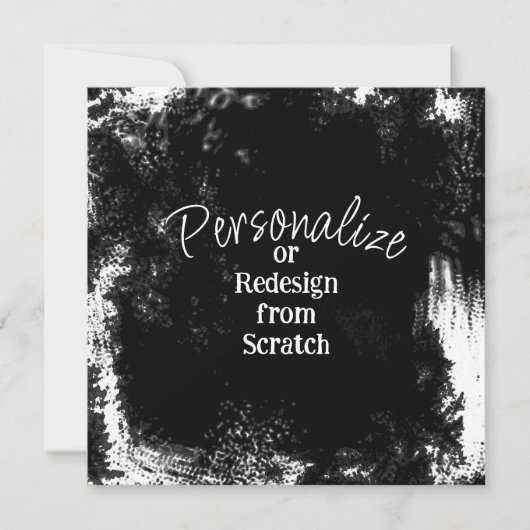 自分だけのオリジナルを作成 招待状 (正面)