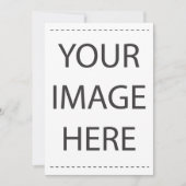 自分だけのオリジナルウェディング招待状をデザインしよう！ 招待状 (正面)